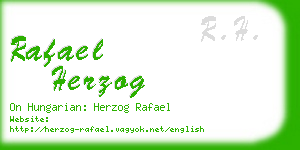 rafael herzog business card